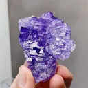 Natural Purple Matrix Fluorite comes from Xinjiang,China 45*20*55MM - image 1