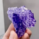 Natural Purple Matrix Fluorite comes from Xinjiang,China 45*20*55MM - image 2