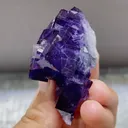 Natural Purple Matrix Fluorite comes from Xinjiang,China 60*30*30MM - image 2