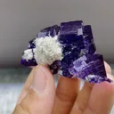 Natural Purple Matrix Fluorite comes from Xinjiang,China 60*30*30MM - image 3