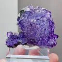 Natural Purple Matrix Fluorite comes from Xinjiang,China 60*30*40MM - image 1