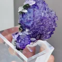 Natural Purple Matrix Fluorite comes from Xinjiang,China 60*30*40MM - image 3