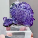 Natural Purple Matrix Fluorite comes from Xinjiang,China 60*30*40MM - image 2