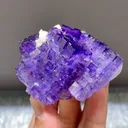 Natural Purple Matrix Fluorite comes from Xinjiang,China 65*50*60MM - image 3