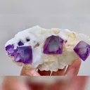 Natural Purple Octahedral Fluorite comes from Dean,Jiangxi 95*55*40MM - image 3