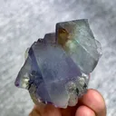 Natural Purple Octahedral Fluorite comes from Inner Mongolia,China  60*40*40MM - image 4