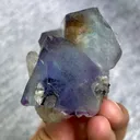 Natural Purple Octahedral Fluorite comes from Inner Mongolia,China  60*40*40MM - image 2