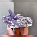 Natural Purple Octahedral Fluorite comes from Neimenggu,China 90*40*35MM - image 4