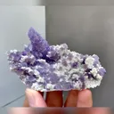 Natural Purple Octahedral Fluorite comes from Neimenggu,China 90*40*35MM - image 2