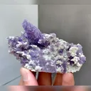 Natural Purple Octahedral Fluorite comes from Neimenggu,China 90*40*35MM - image 1