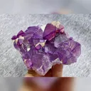 Natural Purple Octahedral Fluorite comes from Zhejiang,China 120*85*35MM - image 2