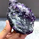 Natural Purple Octahedral Fluorite comes from Zhejiang,China 125*80*35MM - image 5
