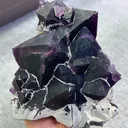 Natural Purple Octahedral Fluorite comes from Zhejiang,China 160*140*80MM - image 3