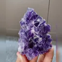 Natural Purple Octahedral Fluorite comes from Zhejiang,China 70*80*60MM - image 4