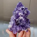 Natural Purple Octahedral Fluorite comes from Zhejiang,China 70*80*60MM - image 2