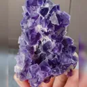 Natural Purple Octahedral Fluorite comes from Zhejiang,China 70*80*60MM - image 5