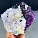 Natural Purple Octahedral Fluorite comes from Zhejiang,China 95*80*45MM - image 2