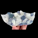 Natural Purple Octahedral Fluorite, Mineral Specimen: Inner Mongolia,China (155*70*35MM) - image 5