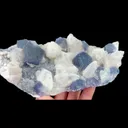 Natural Purple Octahedral Fluorite, Mineral Specimen: Inner Mongolia,China (155*70*35MM) - image 4