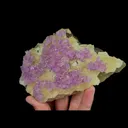 Natural Purple Octahedral Fluorite, Mineral Specimen: Zhejiang,China (150*105*30MM) - image 2