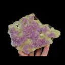 Natural Purple Octahedral Fluorite, Mineral Specimen: Zhejiang,China (150*105*30MM) - image 1