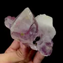 Natural Purple Octahedral Fluorite Mineral Specimen,High Quality Specimen,MEIGU,SICHUAN,CHINA(110*70*45mm) - image 2