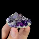 Natural Purple Octahedral Fluorite Mineral Specimen,High Quality Specimen,YAO GANG XIAN,HUNAN,CHINA(54*35*18mm) - image 2