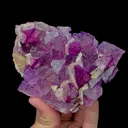 Natural Purple Octahedral Fluorite Mineral Specimen,High Quality Specimen,ZHEJIANG,CHINA(112*80*27mm) - image 1