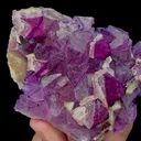 Natural Purple Octahedral Fluorite Mineral Specimen,High Quality Specimen,ZHEJIANG,CHINA(112*80*27mm) - image 3