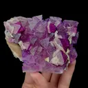 Natural Purple Octahedral Fluorite Mineral Specimen,High Quality Specimen,ZHEJIANG,CHINA(112*80*27mm) - image 2