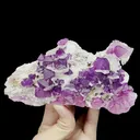 Natural Purple Octahedral Fluorite Mineral Specimen,High Quality Specimen,ZHEJIANG,CHINA(155*95*50mm) - image 1