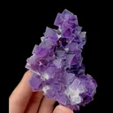 Natural Purple Octahedral Fluorite Mineral Specimen,High Quality Specimen,ZHEJIANG,CHINA(70*80*60mm) - image 4