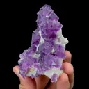 Natural Purple Octahedral Fluorite Mineral Specimen,High Quality Specimen,ZHEJIANG,CHINA(70*80*60mm) - image 2