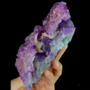 Natural Purple Octahedral Fluorite, Mineral Specimen:Zhejiang,China (125*115*50MM) - image 2