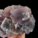 Natural Purple Octahedral Fluorite, Mineral Specimen:Zhejiang,China (145*105*60MM) - image 3