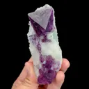 Natural Purple Octahedral Fluorite, Mineral Specimen:Zhejiang,China (45*100*25MM) - image 3