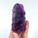 Natural Purple Octahedral Fluorite, Mineral Specimen:Zhejiang,China (80*45*30MM) - image 3