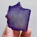 Natural Purple Pattern Fluorite comes from Guizhou,China 60*45*30MM - image 2
