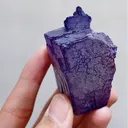 Natural Purple Pattern Fluorite comes from Guizhou,China 60*45*30MM - image 3