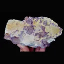 Natural Purple Pattern Fluorite, Mineral Specimen:Guizhou,China (140*70*60MM) - image 4