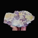 Natural Purple Pattern Fluorite, Mineral Specimen:Guizhou,China (140*70*60MM) - image 5