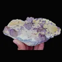 Natural Purple Pattern Fluorite, Mineral Specimen:Guizhou,China (140*70*60MM) - image 2