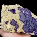 Natural Purple Pattern Fluorite, Mineral Specimen:Guizhou,China (170*100*50MM) - image 2