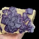 Natural Purple Pattern Fluorite, Mineral Specimen:Guizhou,China (170*100*50MM) - image 3