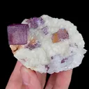 Natural Purple Pattern Fluorite, Mineral Specimen:Guizhou,China (70*55*30MM) - image 5