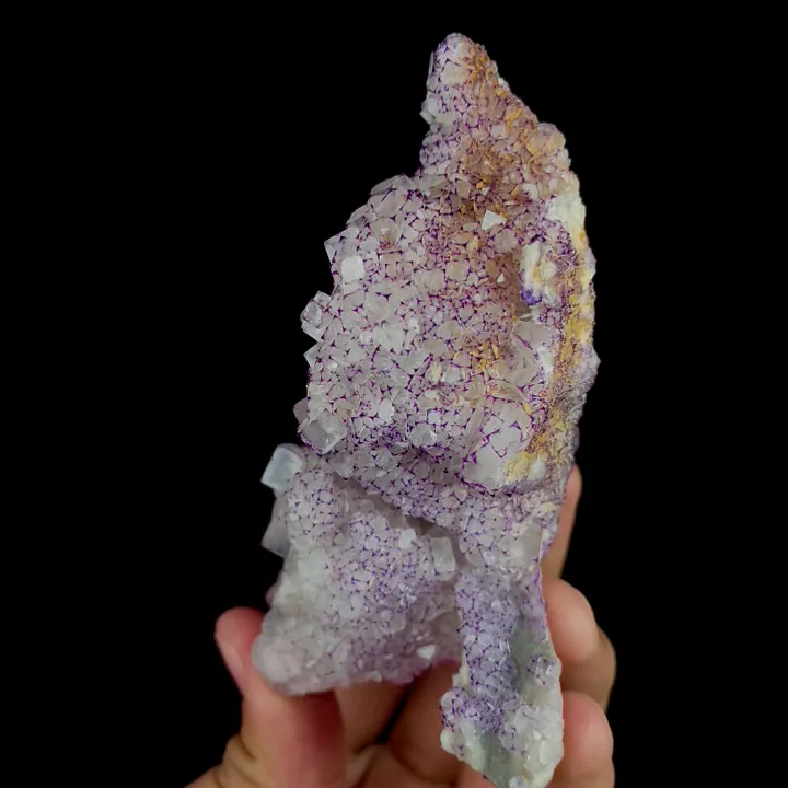 Natural Purple Pattern Fluorite, Mineral Specimen:Guizhou,China (85*110*45MM) - image 3