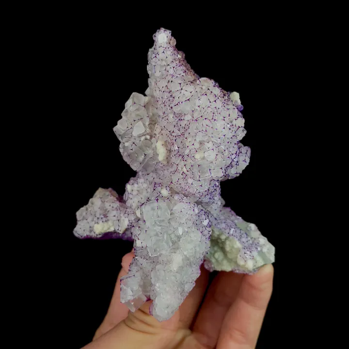 Natural Purple Pattern Fluorite, Mineral Specimen:Guizhou,China (85*110*45MM) - image 6