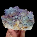 Natural Purple Pattern Fluorite, Mineral Specimen:Guizhou,China (90*70*25MM) - image 4