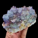 Natural Purple Pattern Fluorite, Mineral Specimen:Guizhou,China (90*70*25MM) - image 2