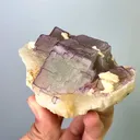 Natural Purple Pattern Fluorite, Mineral Specimen:Guizhou,China (90*70*40MM) - image 3